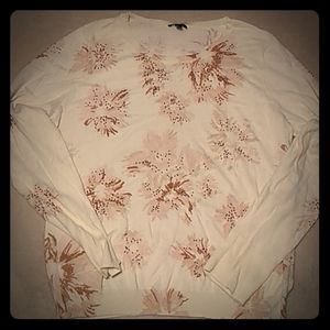 Talbot's long sleeve sweater with beading